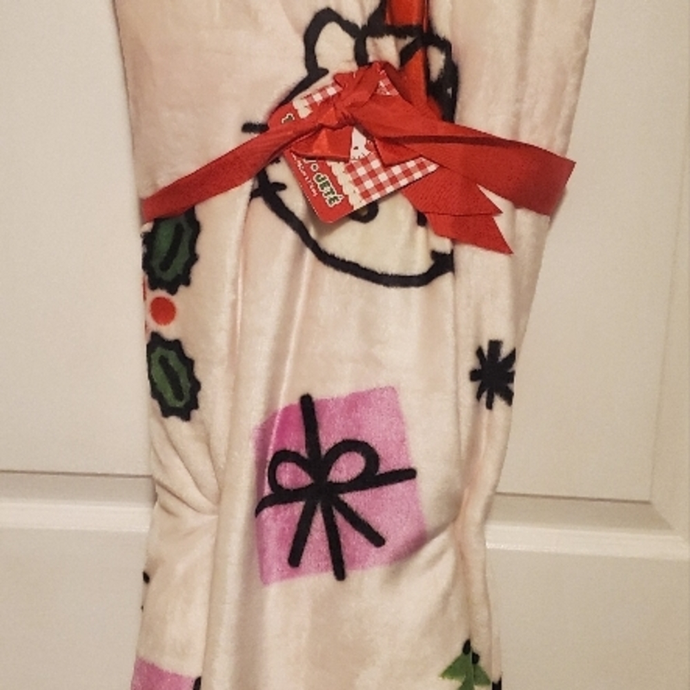 Festive Holiday Blanket with Gift Print